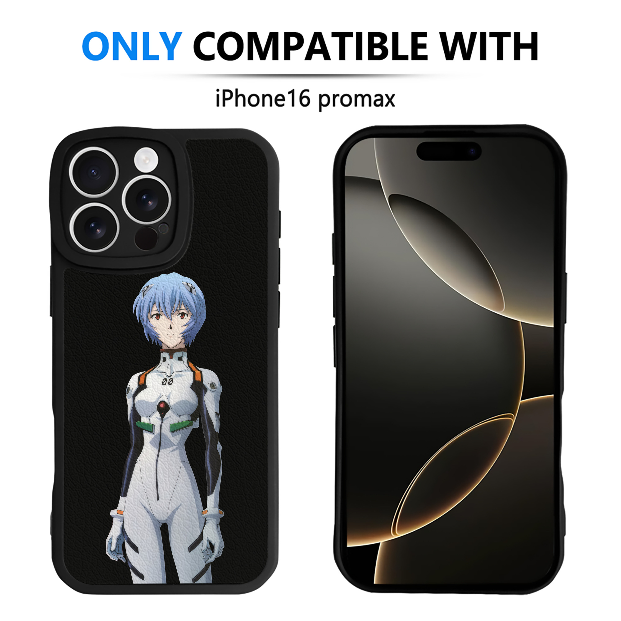 （画像用） EVA 新世紀エヴァンゲリオン 【iPhone 16シリーズ対応】シリコンスマホケース（レザー調） 材質：シリコン